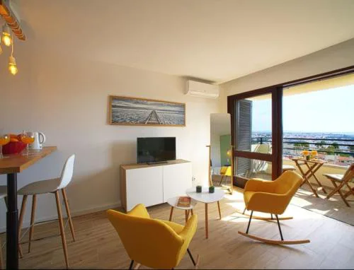 Sea view studio, terrace & pools - Albufeira