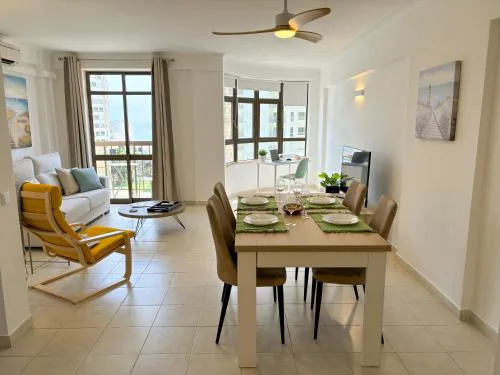 BnB Homes vibrant Ocean View terraced apartment with swimming pool 200 m to the beaches