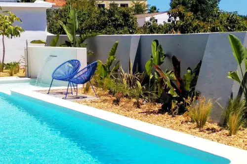 Modern apartment in Estói with shared pool.