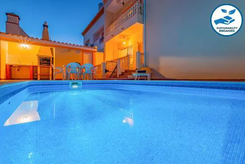 Villa Atlantis - Piscina e BBQ na Galé, Albufeira