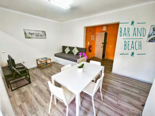 Bar and beach