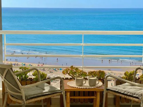 Exclusive Beachfront Moments - Sea View Balcony, Private Garage, Wifi, AC