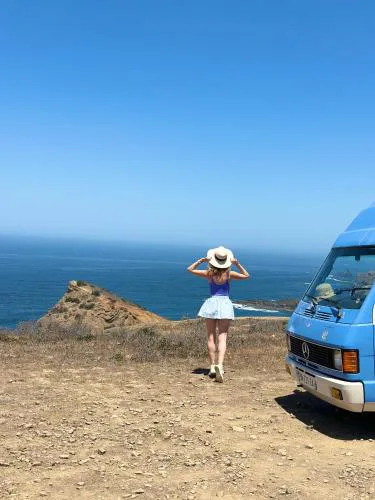 rent a Blue Classics's Campervan MB 100 for a van trip in Algarve