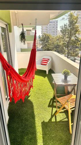 Bright & Stylish 2bedflat 5min Walk to beach in Quarteira Vilamoura