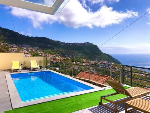 Casa Bela Vista, Swimming pool and sea view