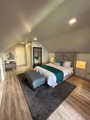 Studio privado com vista mar e montanha
