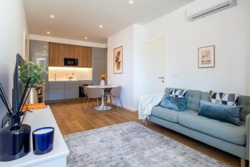 Sleek & Modern Flat w/ Private Garage by HostWise