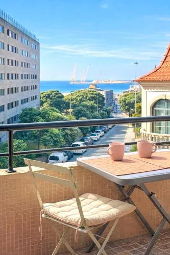 Casa Mar - Lindo apartamento com vista mar em Matosinhos no Porto
