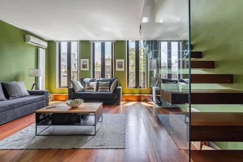 City-Center Apartments with Mezzanine and Terrace