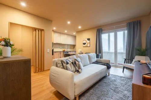 Elegant Modern Flat with Balcony by HostWise