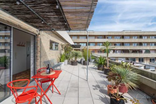 Stylish Flat w/ Terrace & Views by HostWise