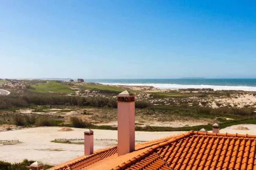 T2 sea view, pool, golf, private terrace, Praia del Rey, Óbidos A1