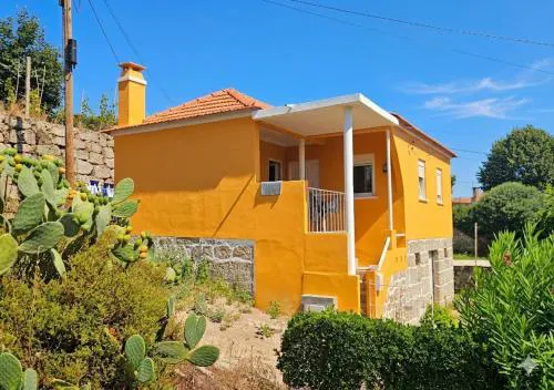 Quiet Country House in Granjal with Fireplace