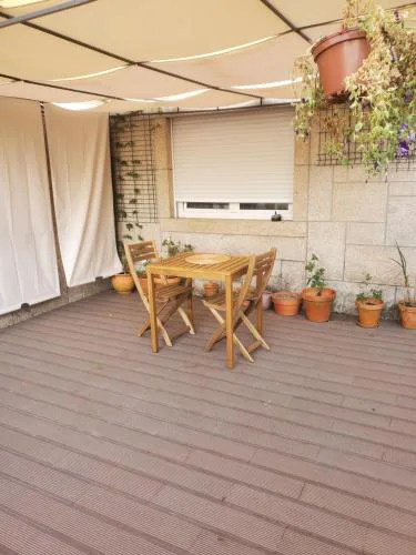 O terraço florido