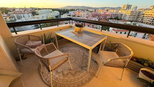 Amazing one bedroom apartment with terraces, garage & swimming pool