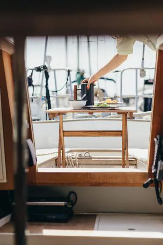 Life On Board in a Vintage Sailboat