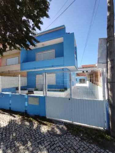 The blue beach house