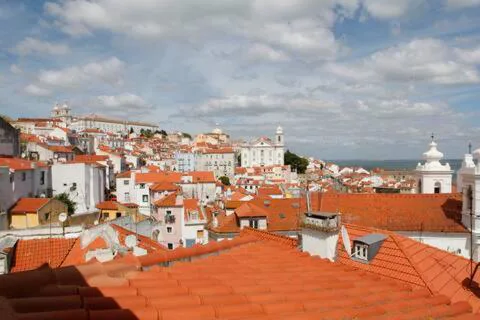 Alfama Tejo river and sight