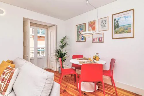 Red Tulip Flat Bright & Colourful by Homeful Homes