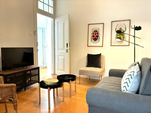 SJ2D Spacious & Cosy Apartment with AC! Near to Augusta Arch in Baixa-Chiado, LIS Downtown!
