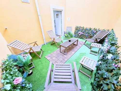 Spacious flat with Garden