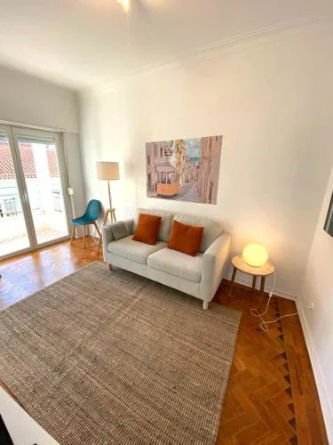 Sunny apartment with a balcony