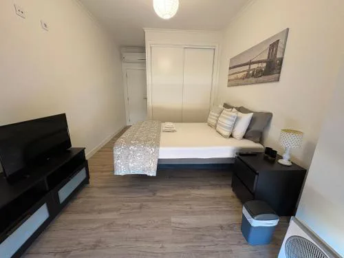 Modern Big Room with Balcony in New Apartment