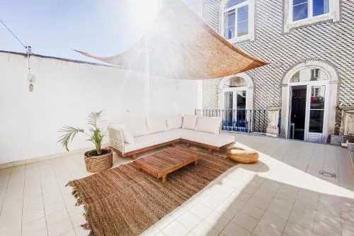 Pateo do Mercado - 5 Quartos no Centro Histórico com Terraço