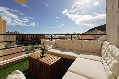 Premium Sea View Retreat with AC - 10 Min Beach