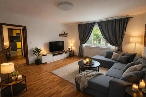 3BR near Center with Parking