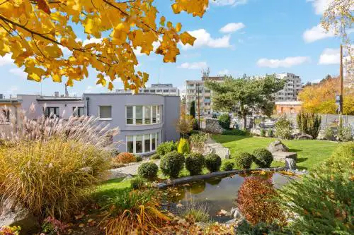 Family apartment with garden view
