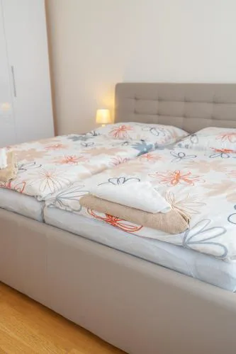 High Floor Downtown Apt with Danube & City View, Balcony & Parking