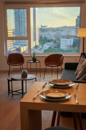 Premium new apartment with panoramic castle view