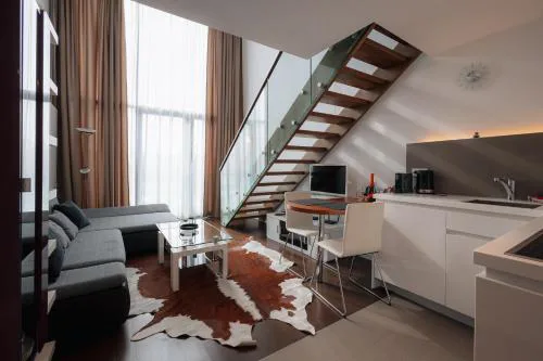 SKAU Eurovea Duplex Apartment Danube Exclusive View Free Parking