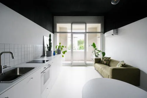 Stylish apartment with a view of Blue Church