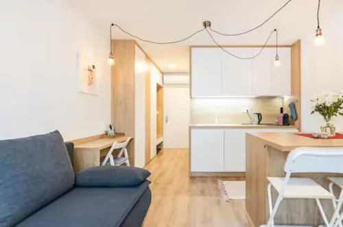 New condo with free parking in a garage