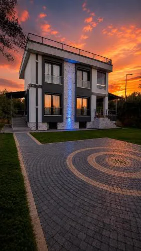 Narlı sea & mountain villa plaja 550m 70m2 açık teras