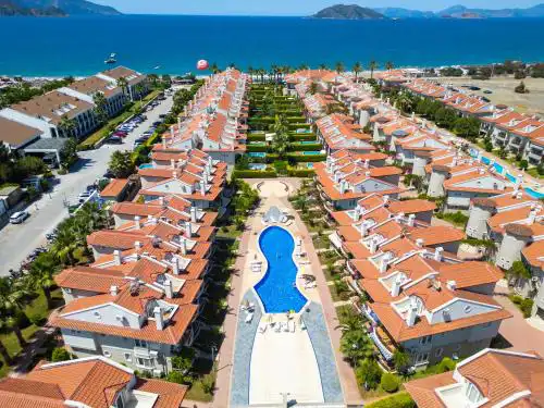 Duplex apartment on the first line in Fethiye