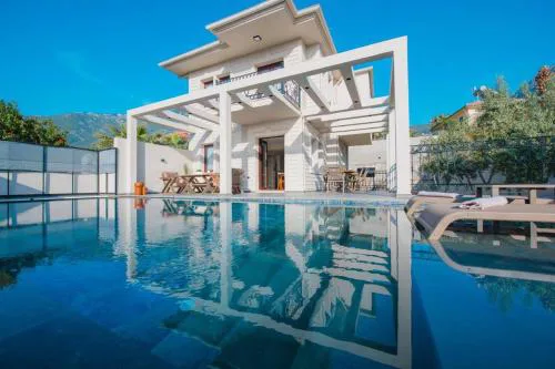 Havuzlu korunaklı jakuzili villa