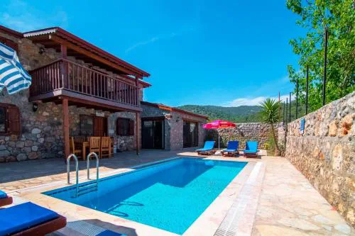 Stone villa with private pool in a secluded area in Fethiye