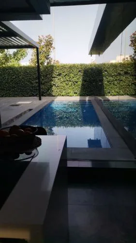Black Box village with garden