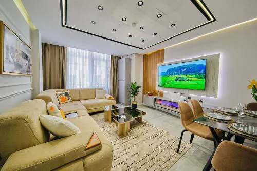 2 plus 1 fully equipped air conditioned apartment in Taksim square