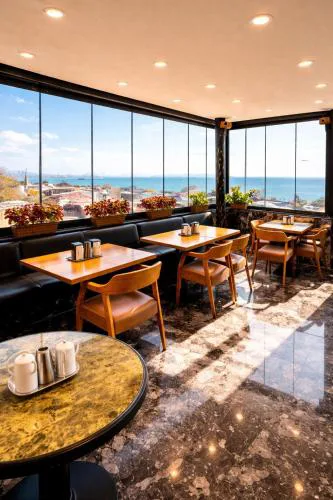 K a y a R o y a l H o t e l - Managed By Mmns Group - Sea View Terrace Restaurant - Complimentary Tea & Coffees Throughout The Day