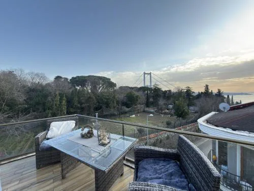 Panoramic Bosphorus View Terrace Flat
