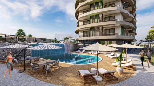 Stylish 1BR Flat Pool View & 10 min Walk to Beach