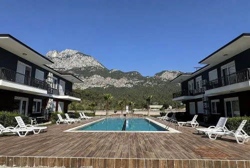Palmiye Home Havuzlu Apart Dağ Manzaralı Göynük Kemer
