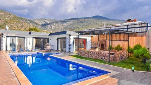 Çavdır 2 bedroom secluded villa with private pool hot tub