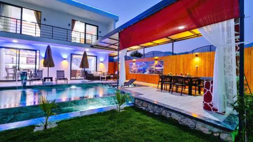 Çavdır 2 bedroom secluded villa with private pool hot tub