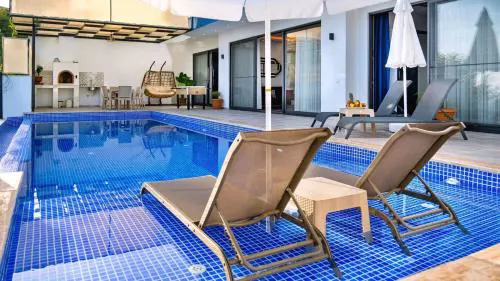 İslamlar 2 bedroom secluded villa with private pool hot tub