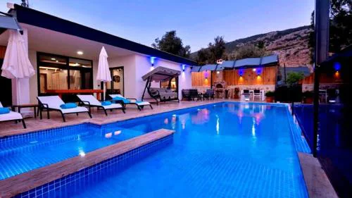 İslamlar 2 bedroom secluded villa with private pool hot tub